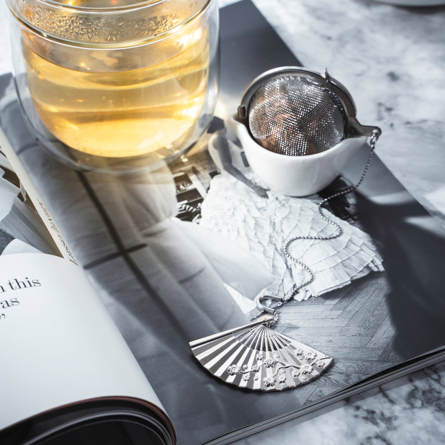 Japanese Fan Exquisite Loose Tea Infuser