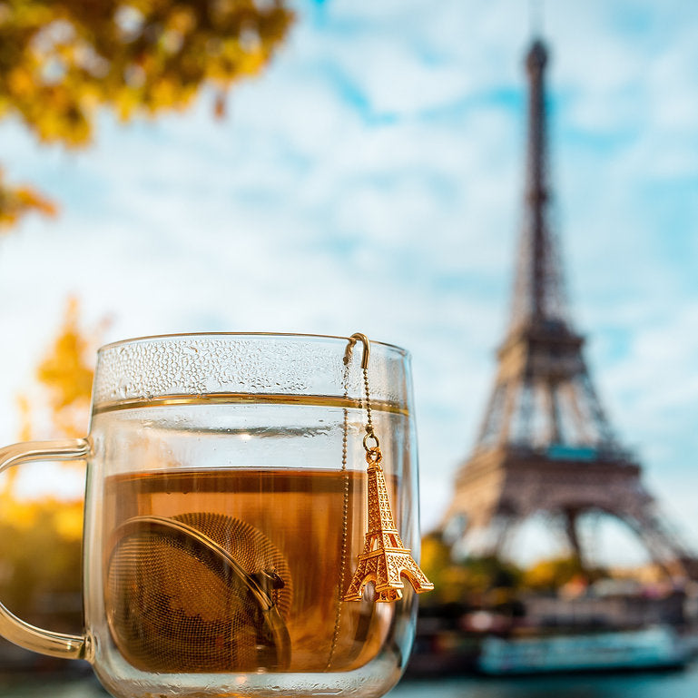 Mesh Tea Ball Creative Infuse Eiffel Tower