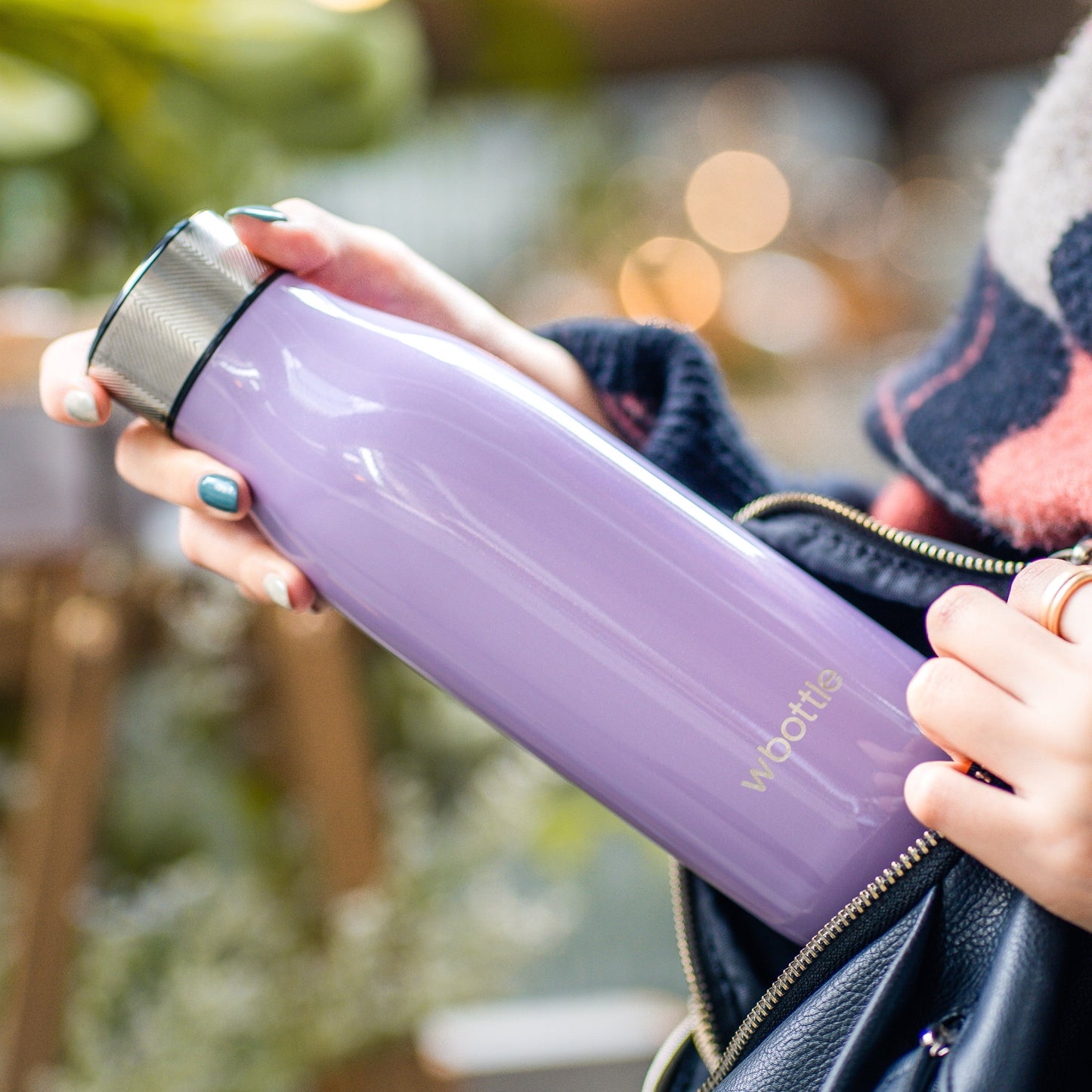 Tea Flask Shiny Azure Blue 500ml