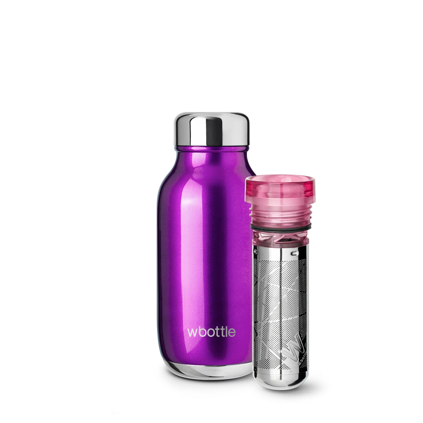 Tea Flask Pansy Purple 300ml