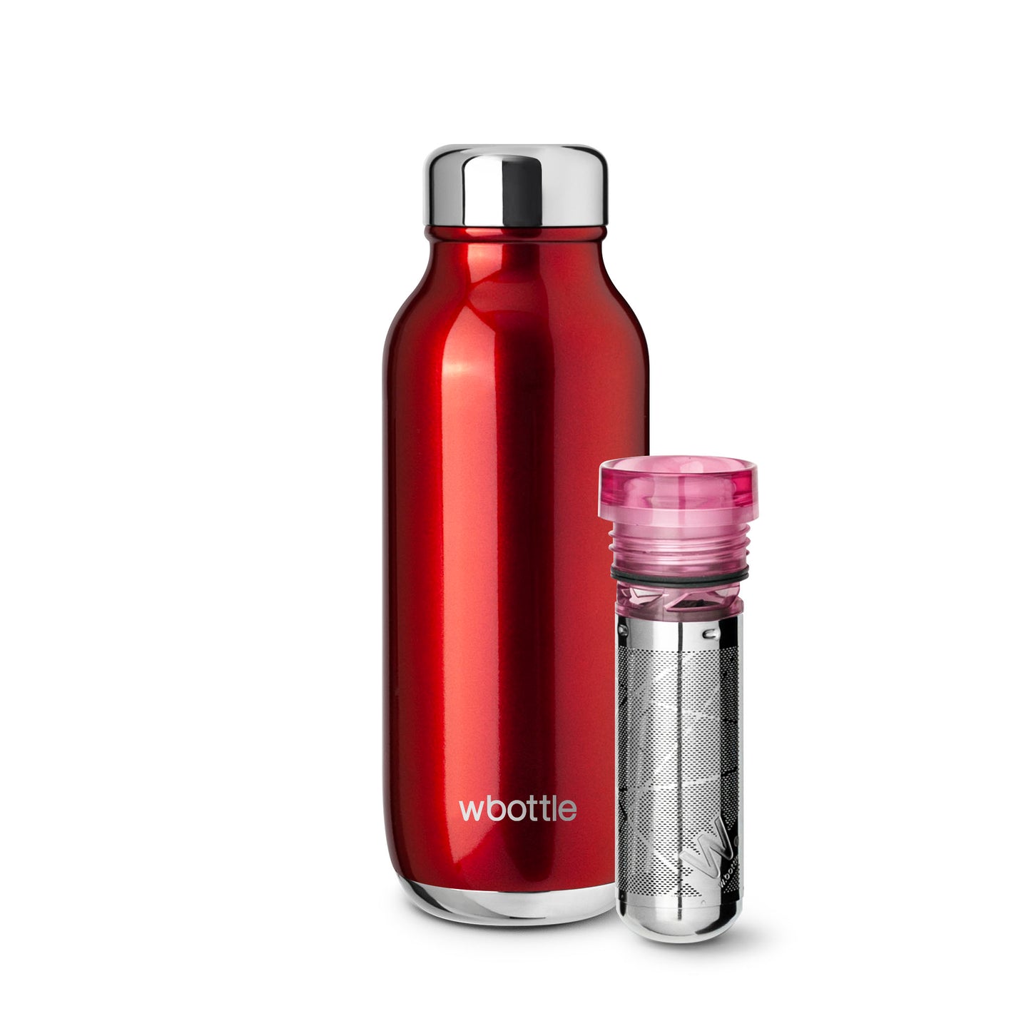 Tea Flask Plushy Pyrope Red 400ml