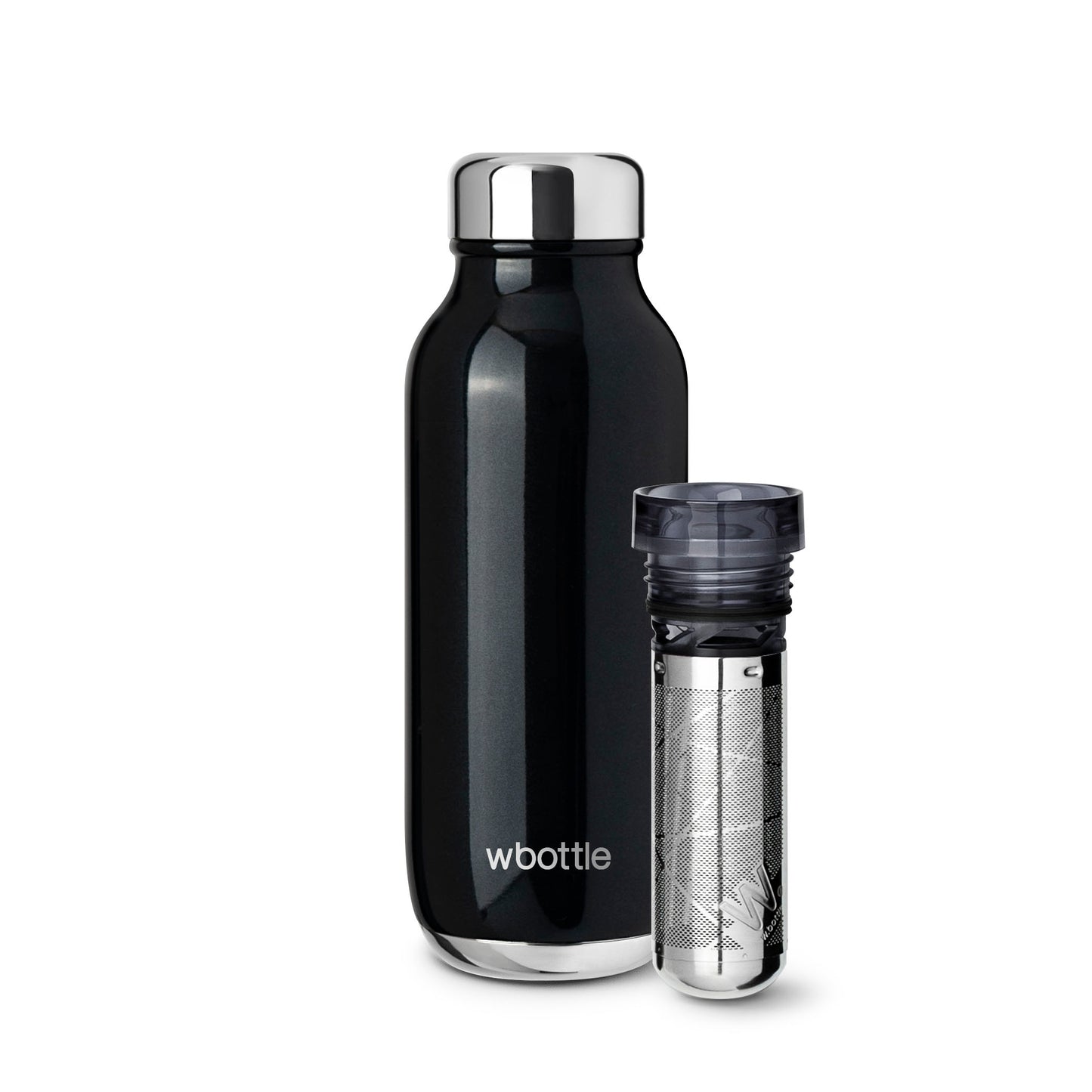 Tea Flask Obsidian Dark 400ml