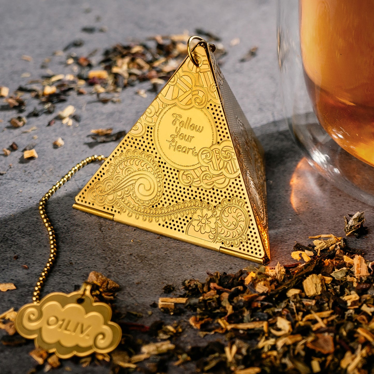 Unique Pyramid Tea Infuser