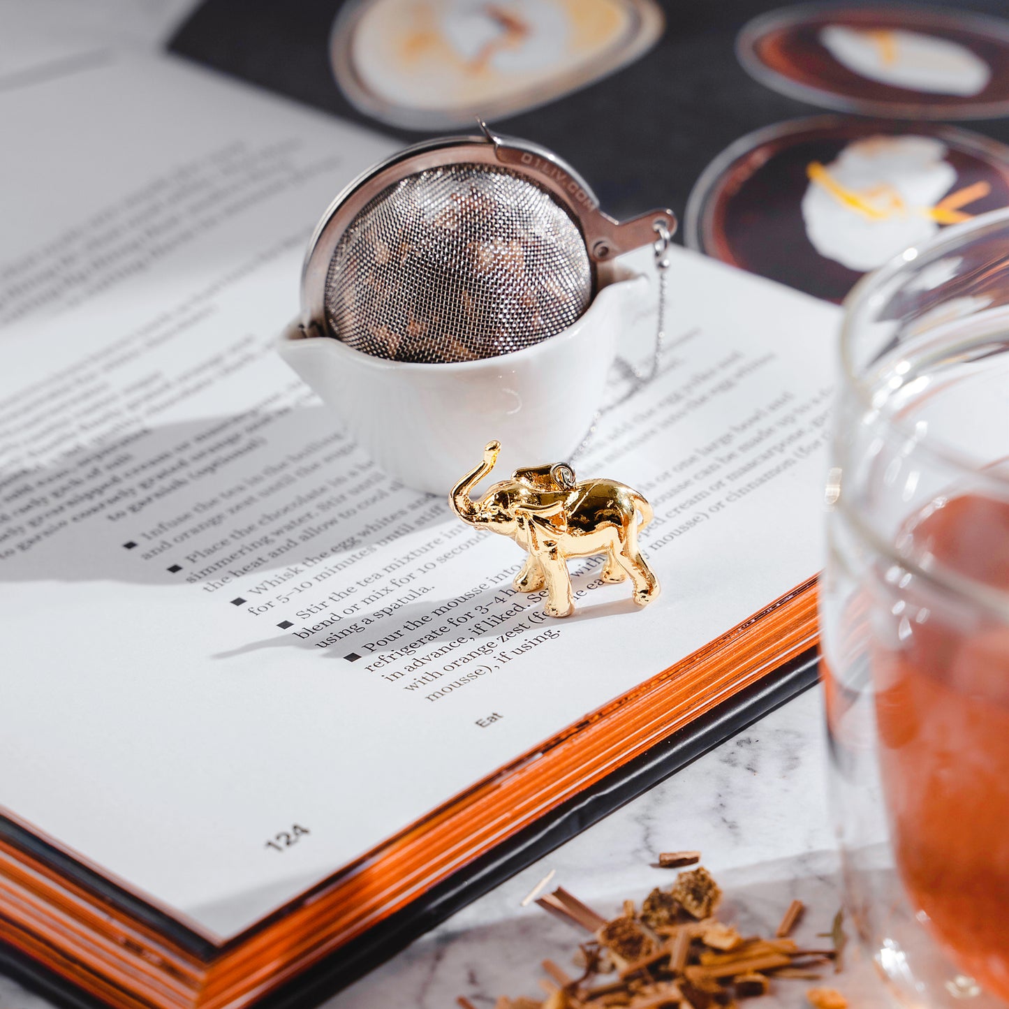 Mesh Tea Ball Infuser Animal Elephant