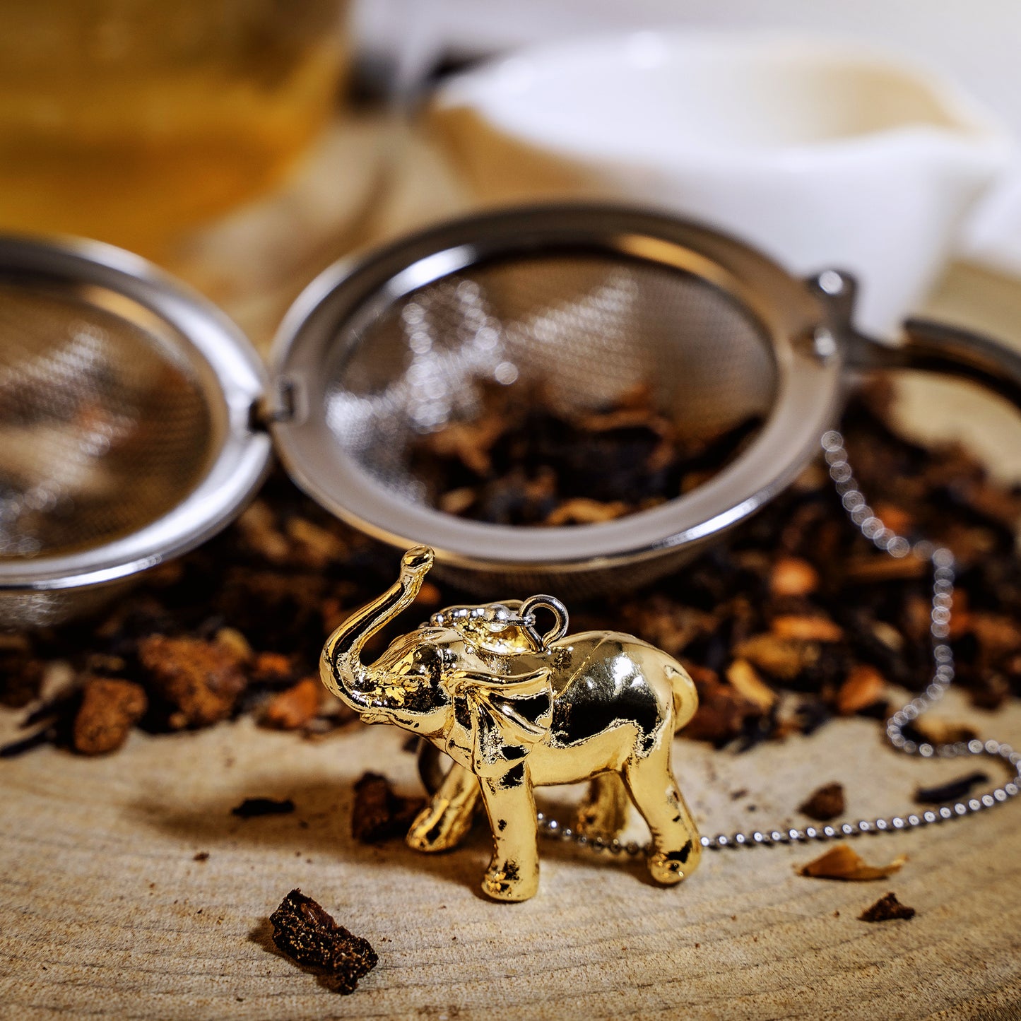 Mesh Tea Ball Infuser Animal Elephant