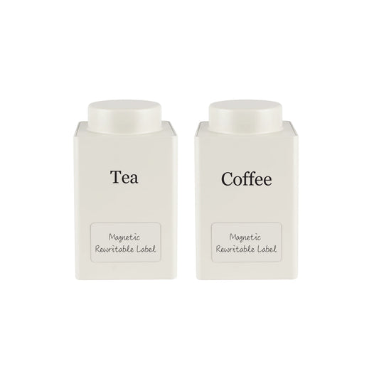 Square Tea & Coffee Canister Set