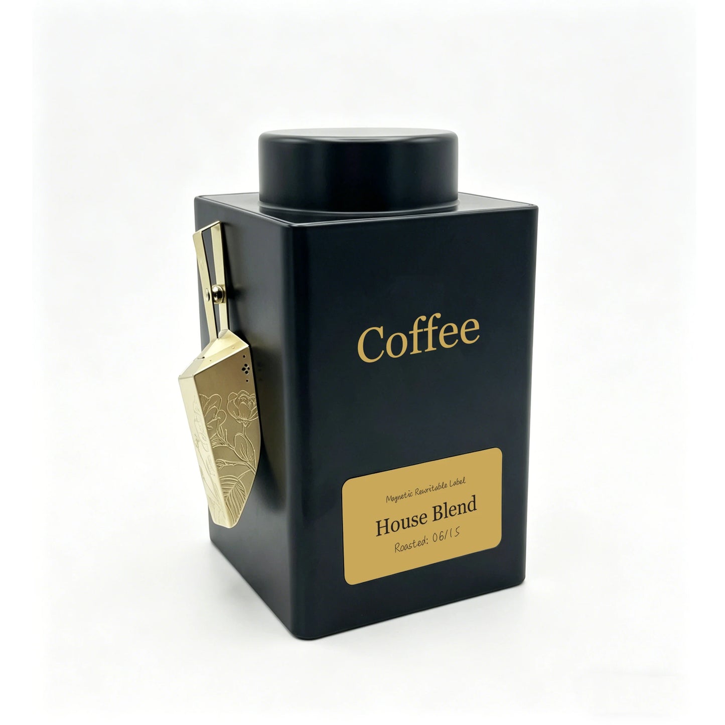 Tea & Coffee Canister Set + Scoop (2)