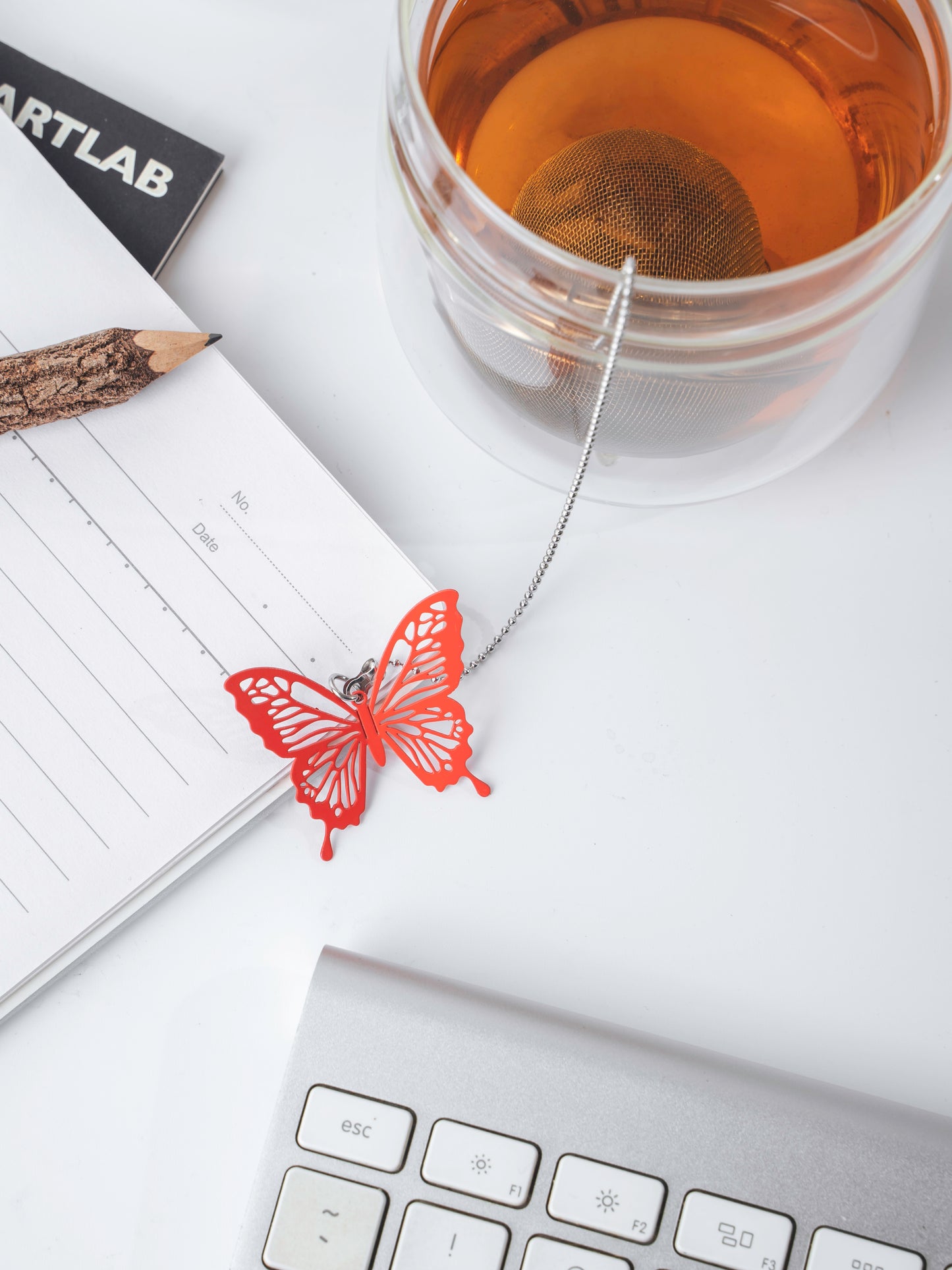 Gold Fly Butterfly Tea Ball Infuser