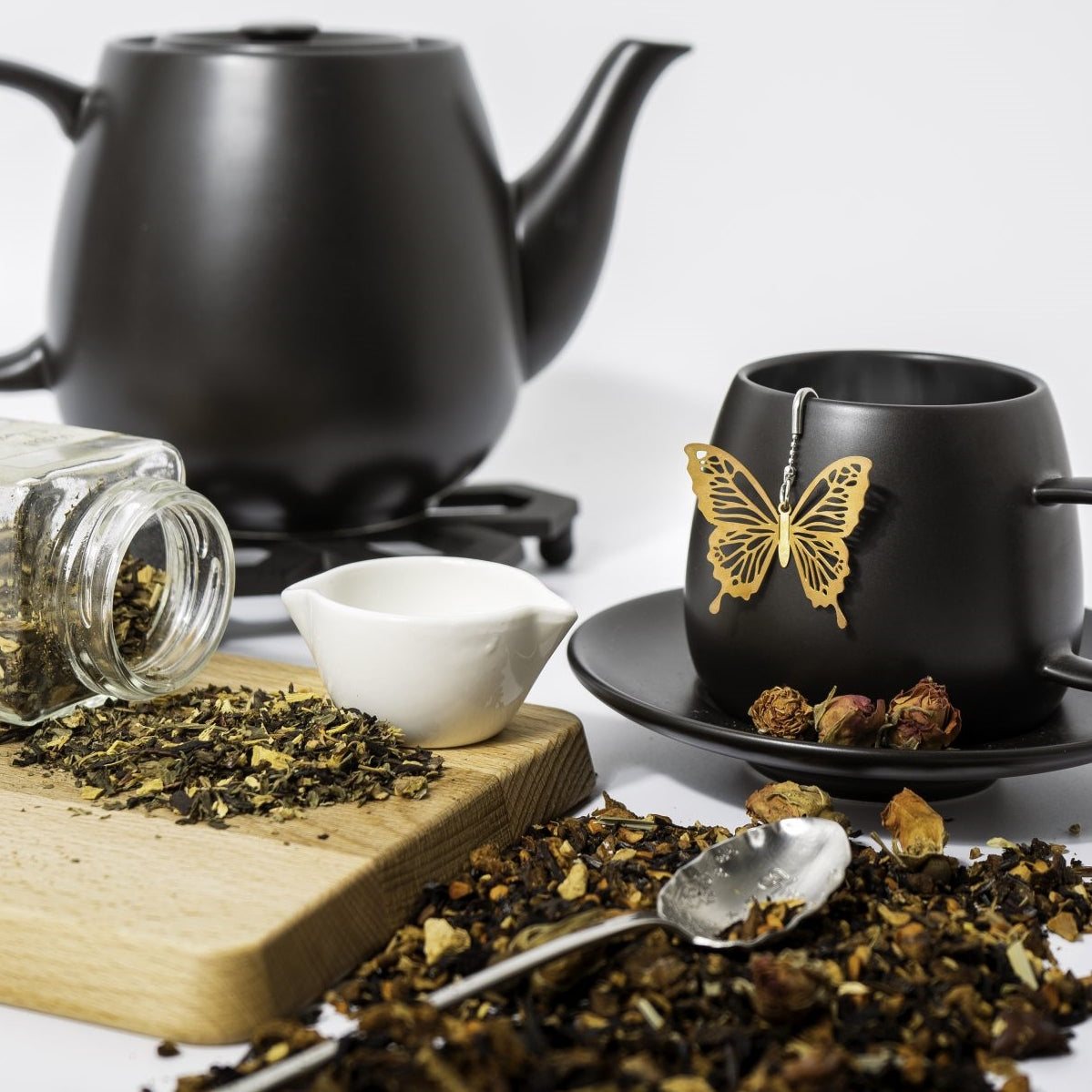 Gold Fly Butterfly Tea Ball Infuser