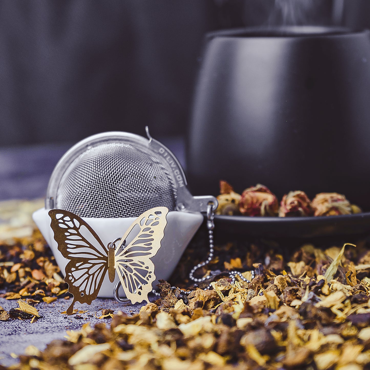 Mesh Tea Ball Infuser Animal Fly Butterfly