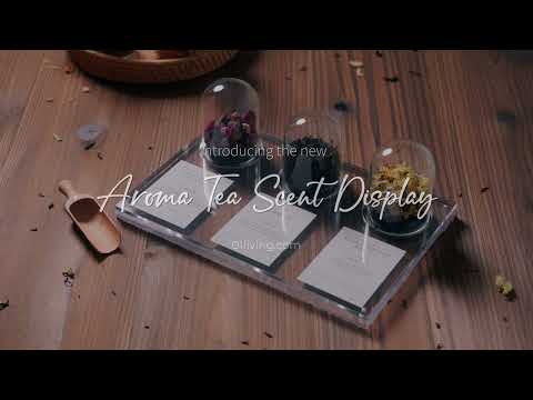 Aroma cups for exploring loose leaf teas through scent